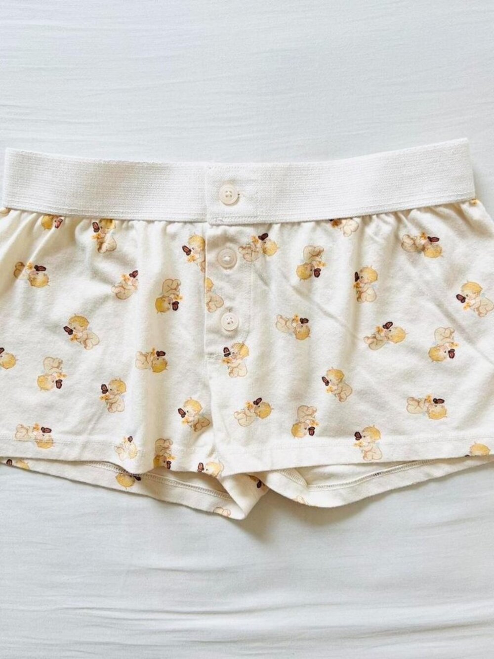 BNWT Brandy Melville-John Galt Angel Baby Cherub Butterfly Boy Shorts Cotton